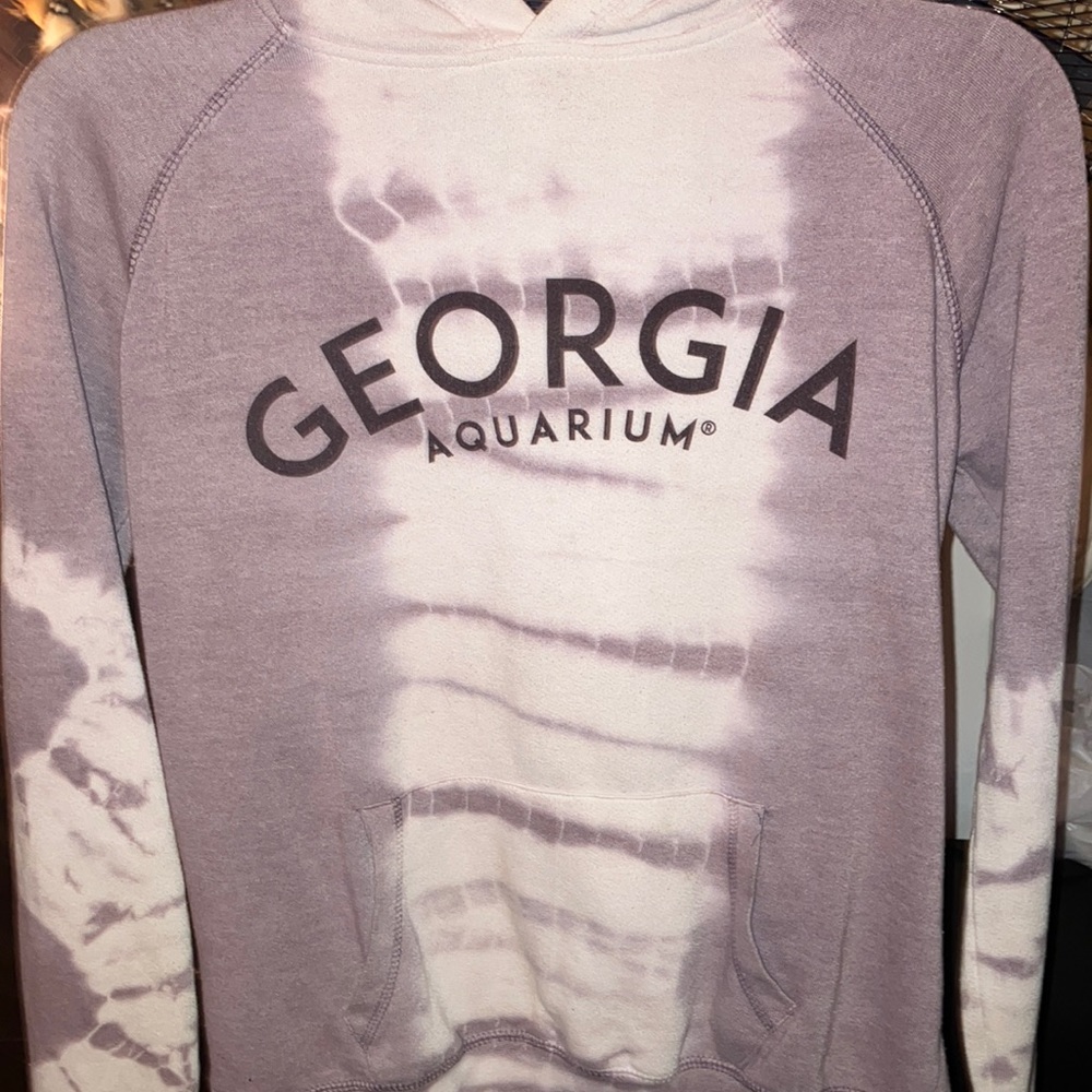 Purple Tie Dye Georgia Aquarium Hoodie